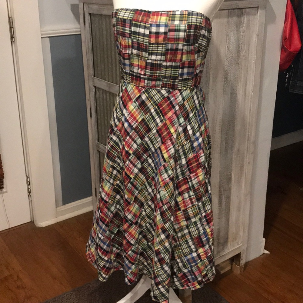 J Crew Plaid Dress